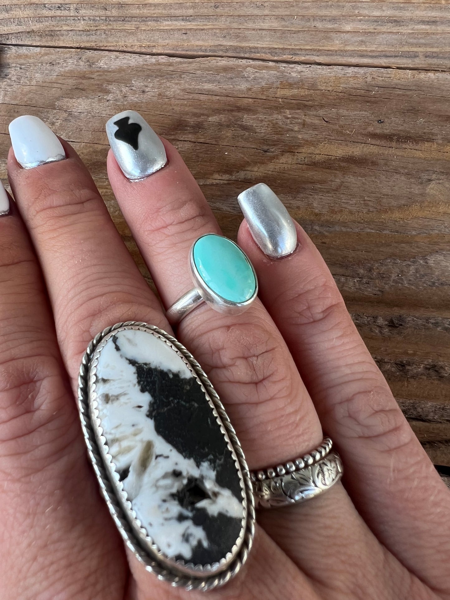 Little Turquoise Stacker Ring