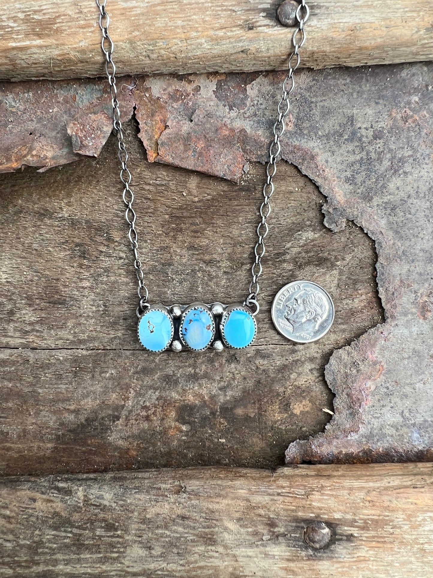 Golden Hills Trio Necklace