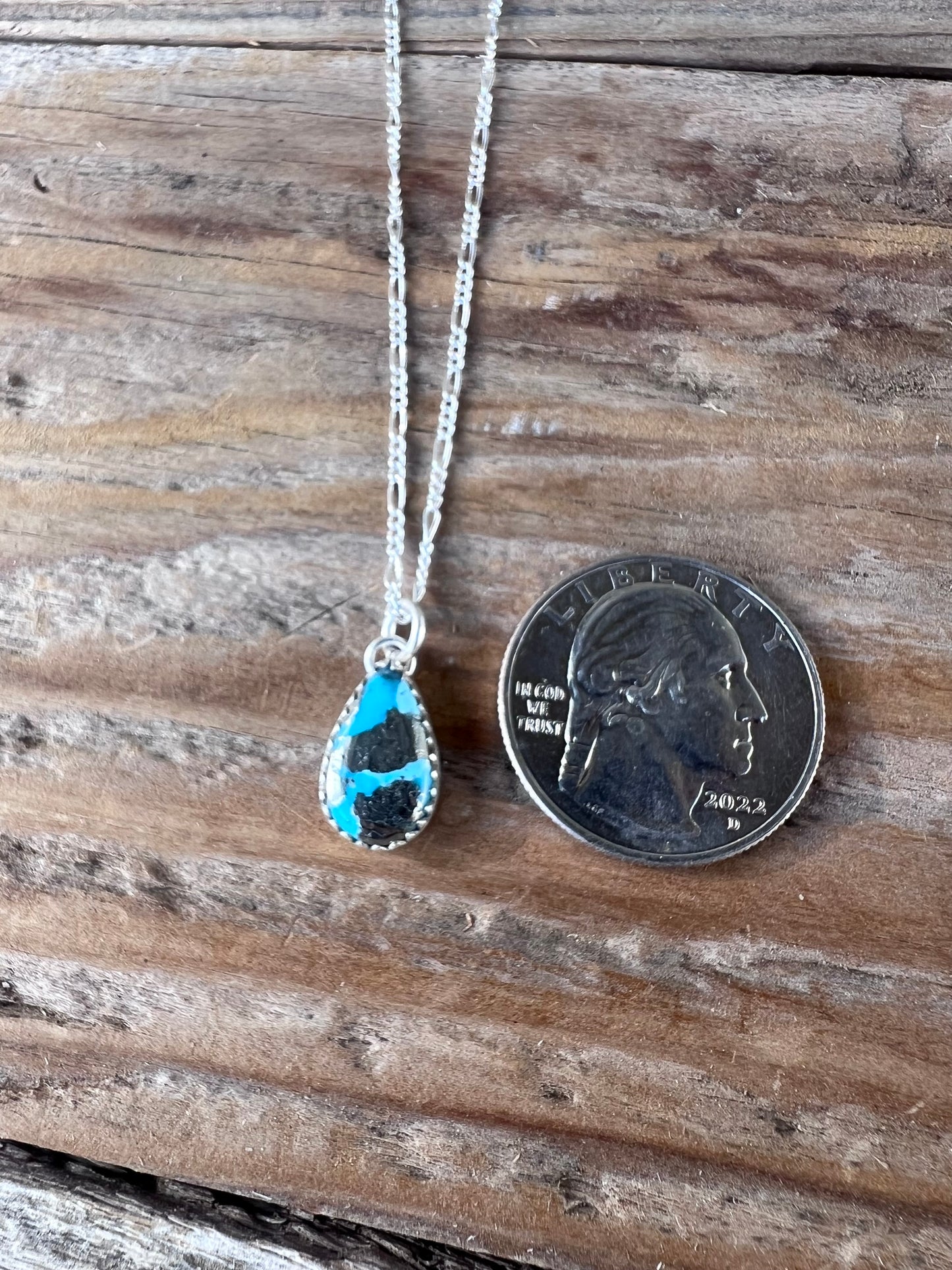 Dainty Turquoise Pendant