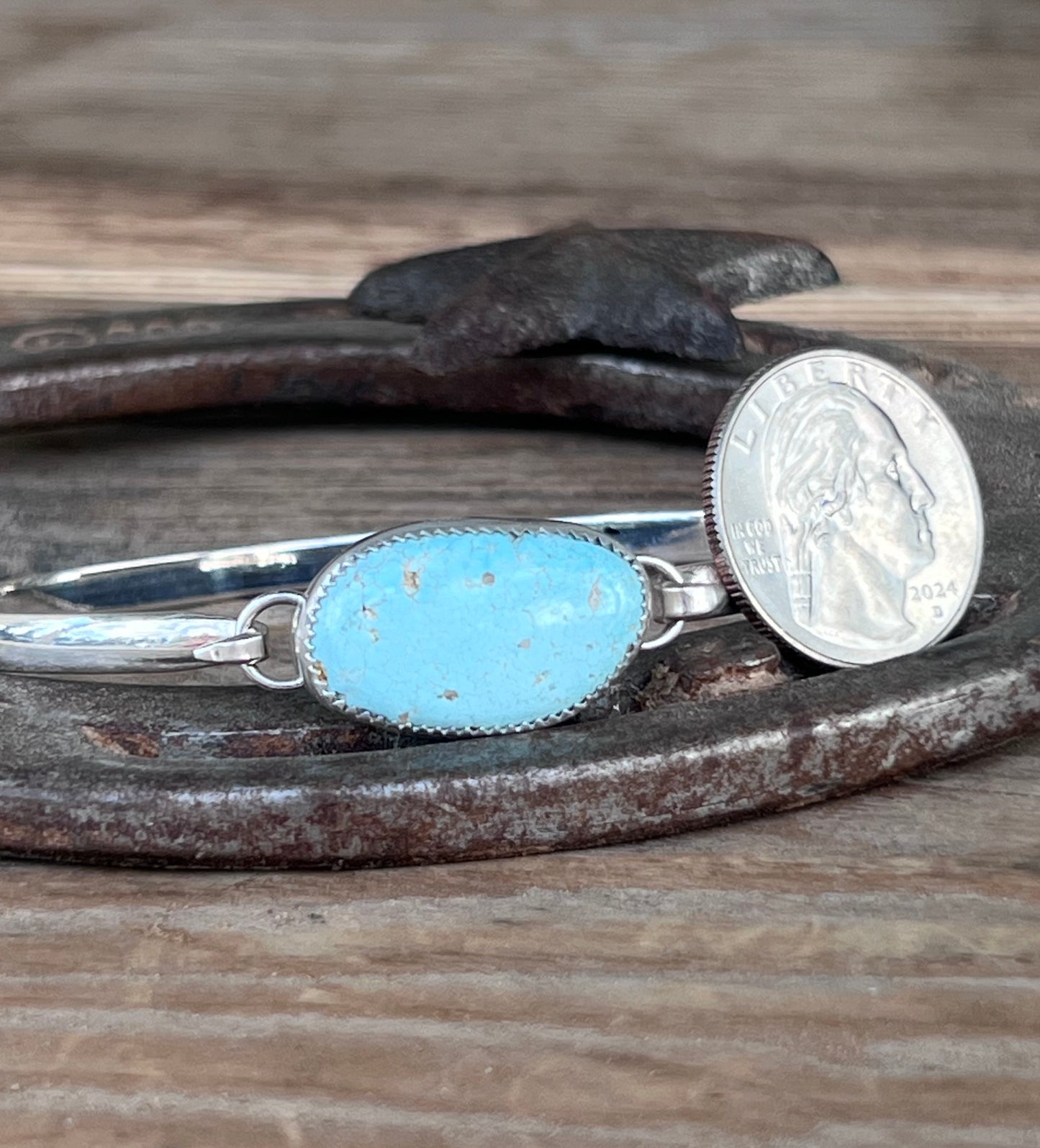 Chunky Turquoise Bangle