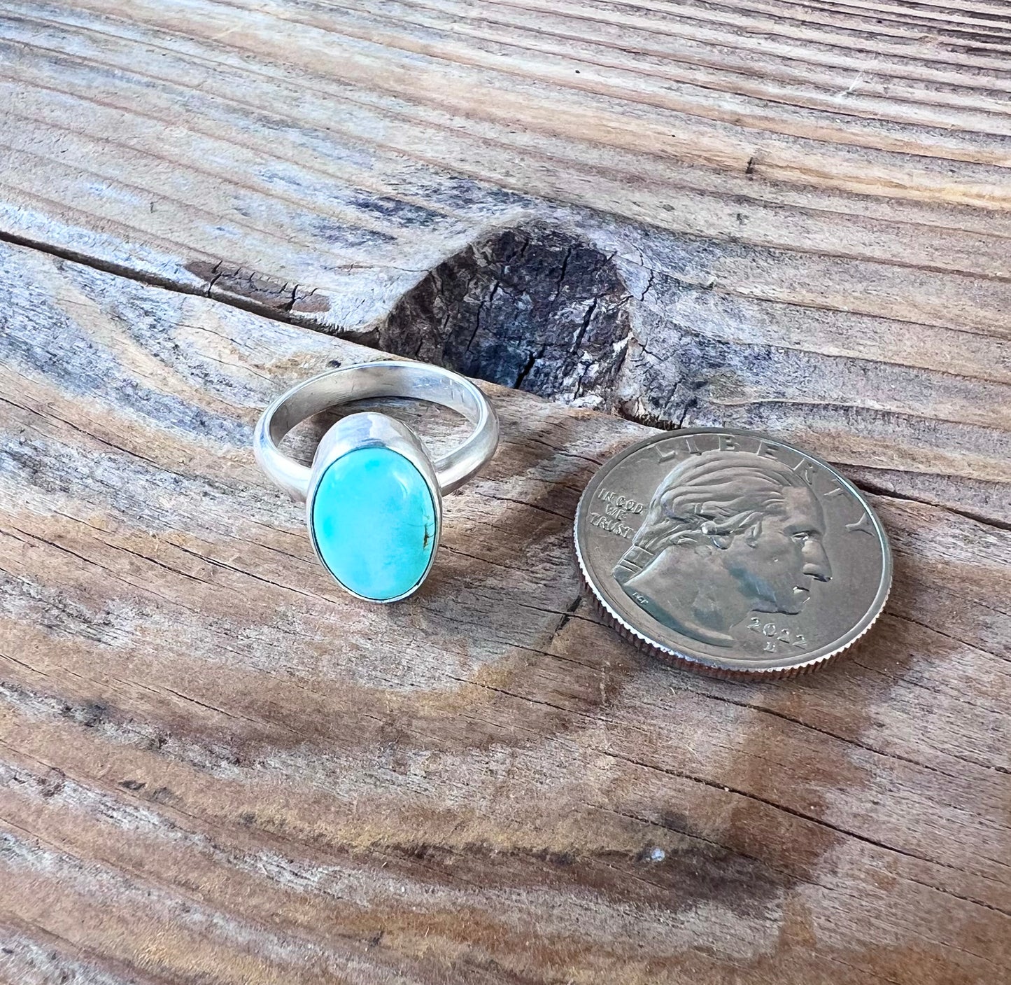 Little Turquoise Stacker Ring