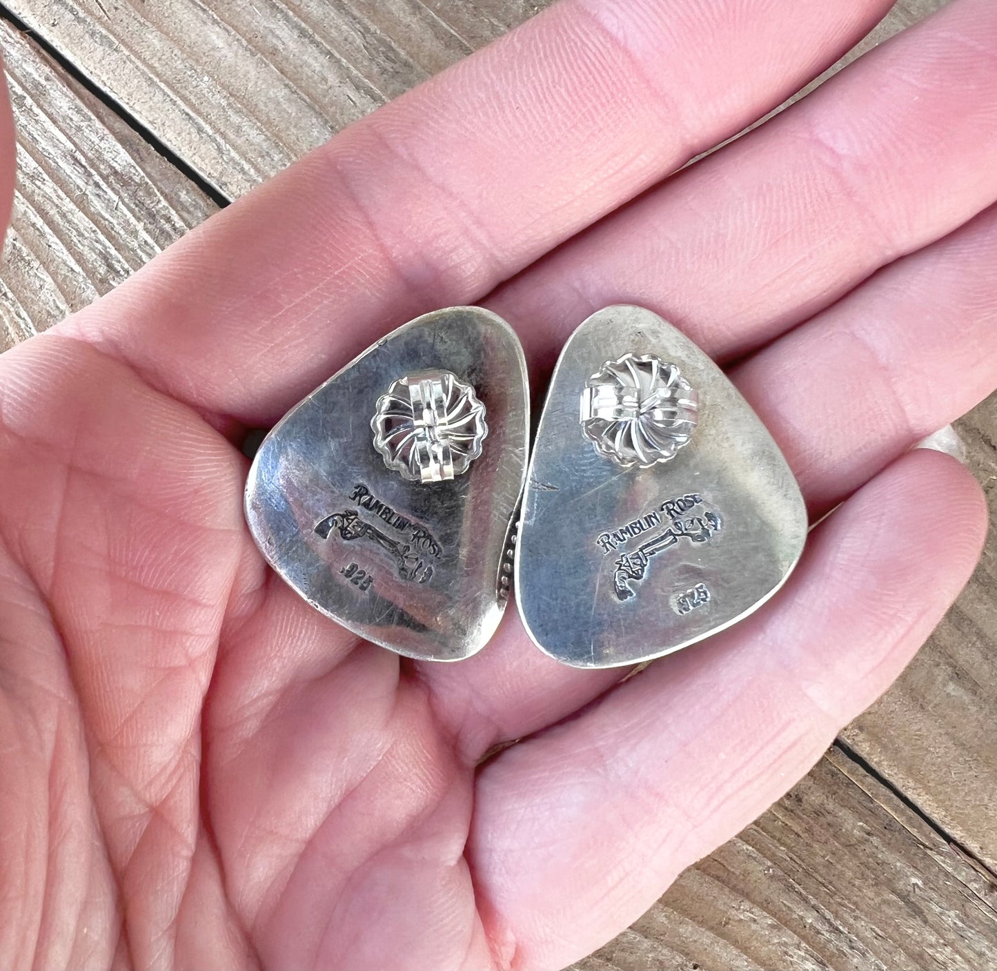 White Buffalo Statement Studs