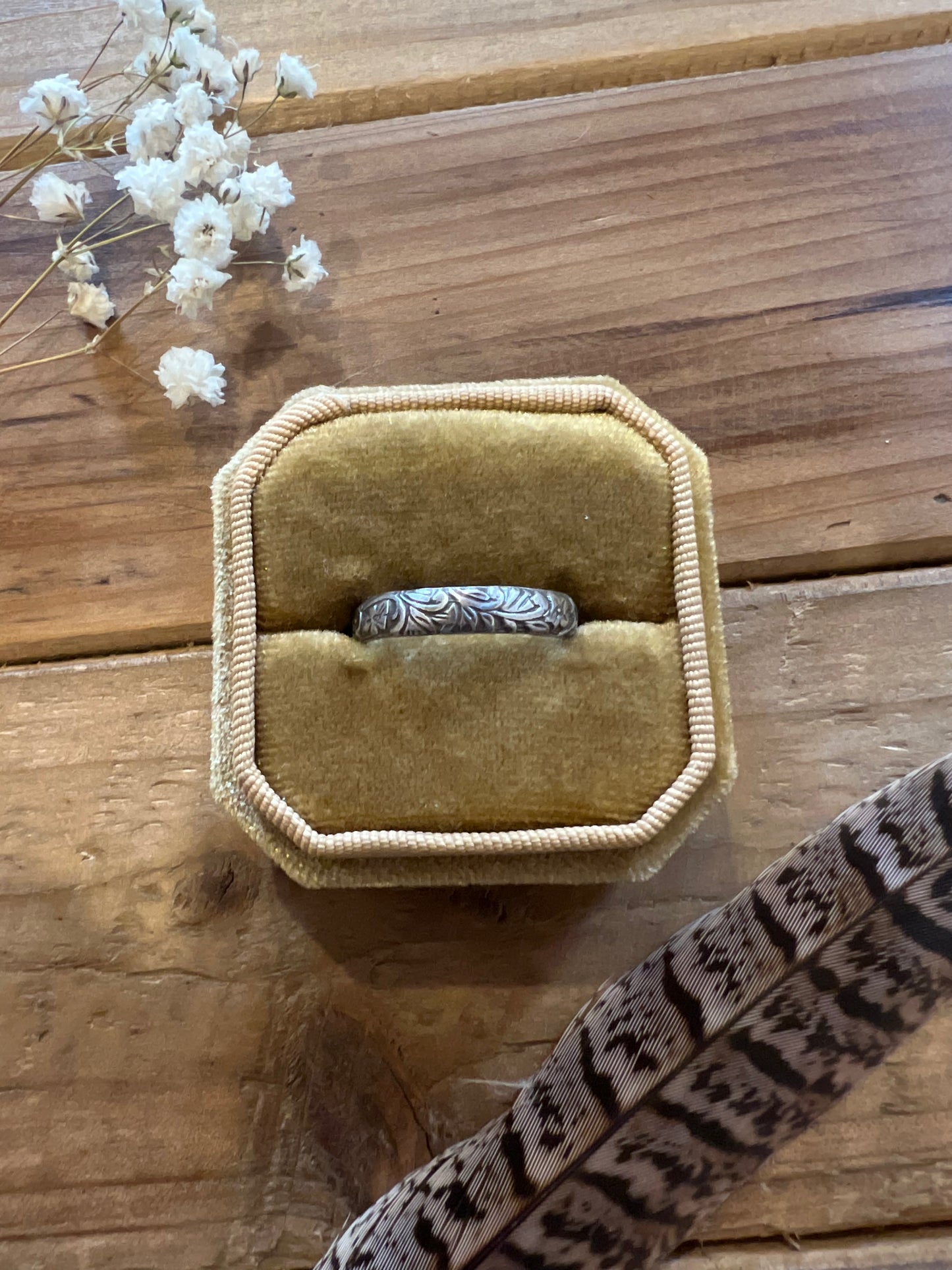 Floral Stacker Ring